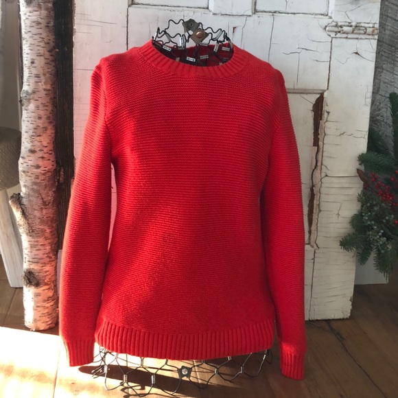 J. Crew Sweaters - J Crew Red Sweater